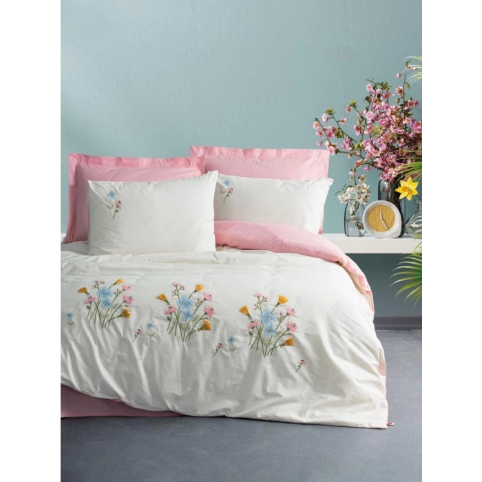 Ranforce Çift Kişilik Nev Takımı Delbin Pembe