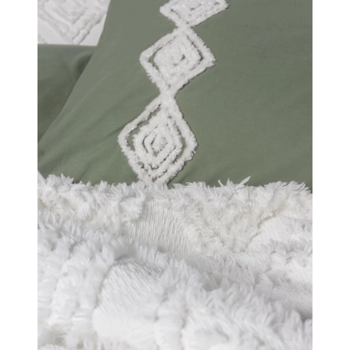 Ranforce Çift Kişilik Yatak Örtülü Nev Takımı Limi Luke Krem