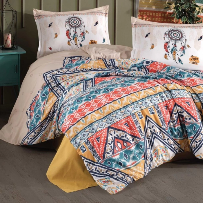 Ranforce Nev Takımı Çift Kişilik Boho v1 Bej