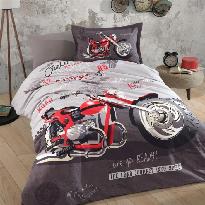 Ranforce Nev Takımı Tek Kişilik Street King v1 Gri