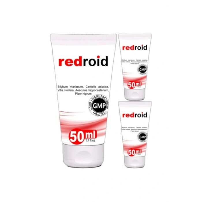 Redroid 3lü Paket Hemeroid Masaj Kremi Baağsur Için 50 ml Özel Krem