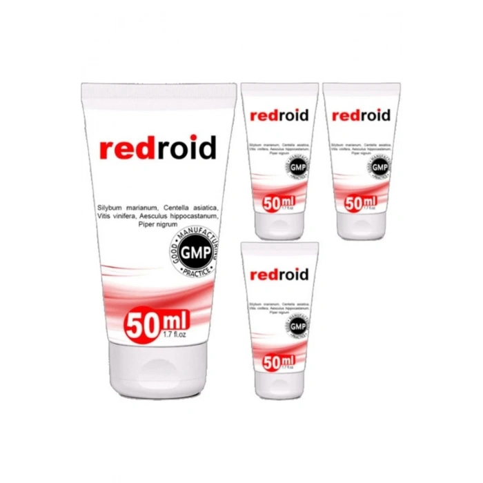 Redroid 4 Adet Hemeroid Masaj Kremi 50 ml Özel Krem