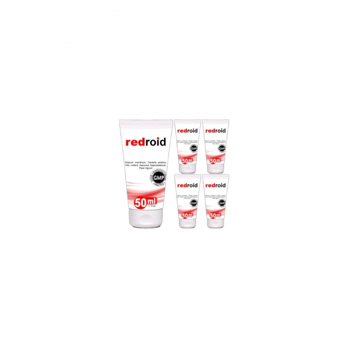 Redroid 5 Tane Hemeroid Masaj Kremi Baağsur İçin 50 ml Özel Krem