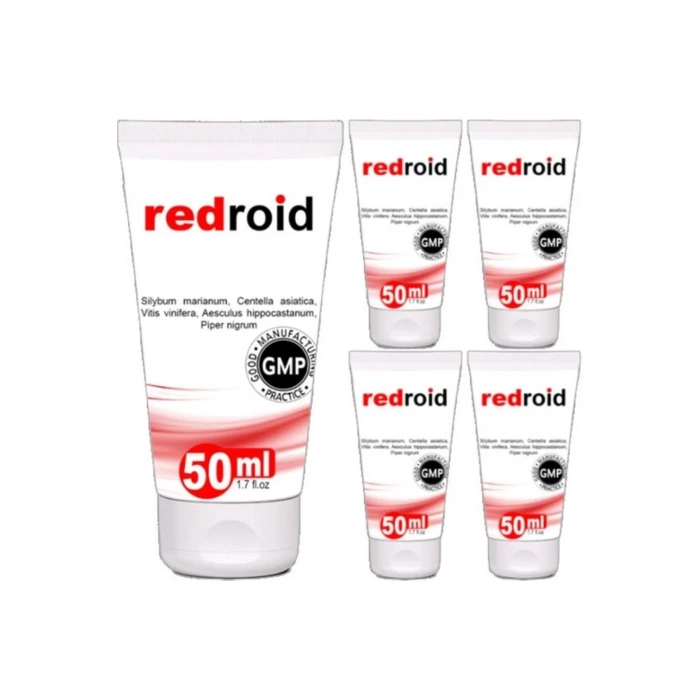 Redroid 5li Paket Hemeroid Masaj Kremi 50 ml Özel Krem