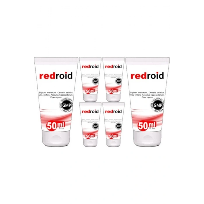 Redroid 6lı Paket Hemeroid Masaj Kremi 50 ml Özel Krem