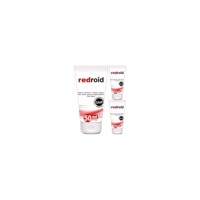 Redroid Hemer.oid - Ba.sur İçin Bakım Masaj Kremi 3x50 ml
