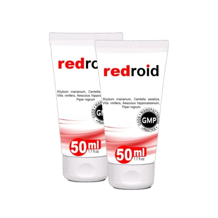 Redroid Hemo.roid Sıslık Kasıntı Dindirici Masaj Bakım Kremi 50 ml 2 Adet