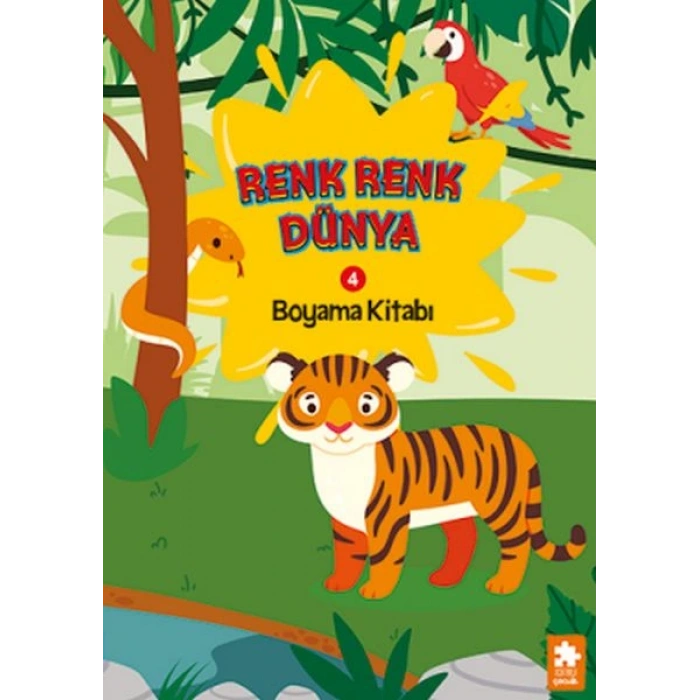 Renk Renk Dünya Boyama Kitabı 4