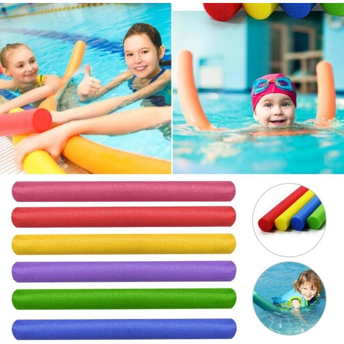 Renkli Deniz- Havuz Makarnası Sosis Suda Batmayan  Yüzme Köpüğü 1 Adet