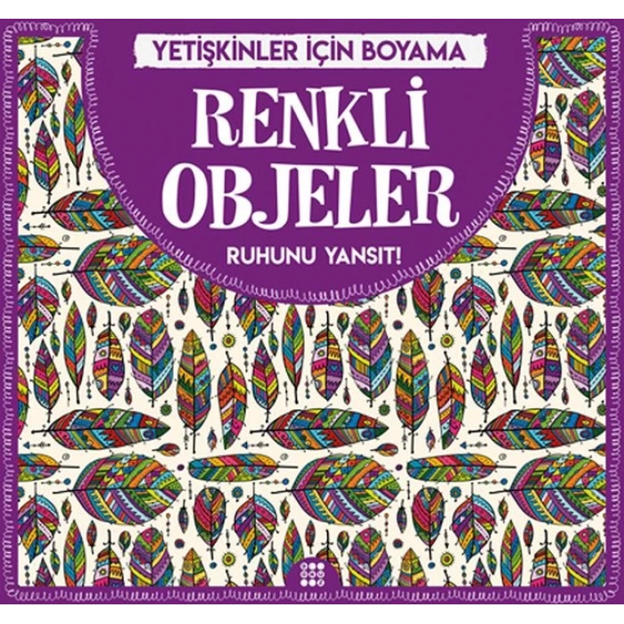 Renkli Objeler - Yetişkinler İçin Boyama