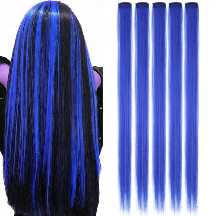 Renkli Sentetik Çıt Çıt / 5 Adet / D19