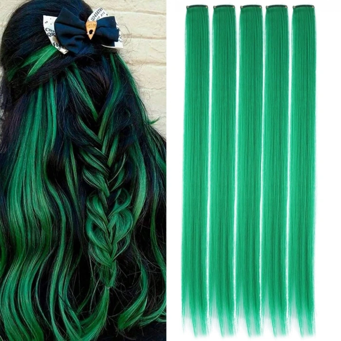 Renkli Sentetik Çıt Çıt / 5 Adet / D25