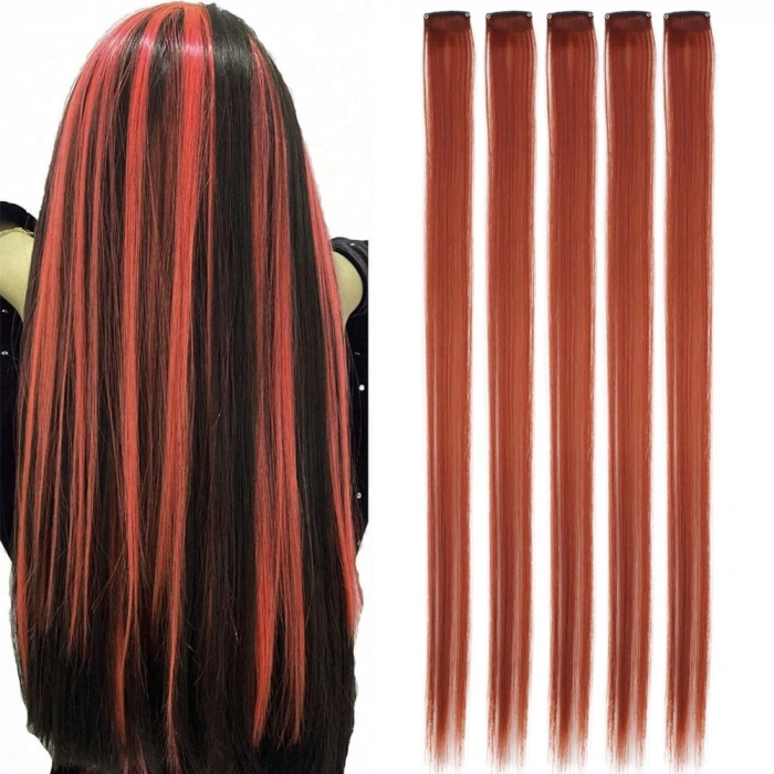 Renkli Sentetik Çıt Çıt / 5 Adet / D26