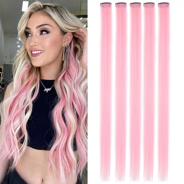 Renkli Sentetik Çıt Çıt / 5 Adet / D30