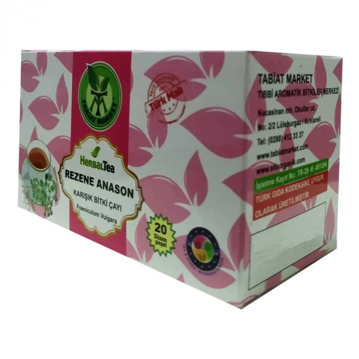Rezene Anason Karışık  Çayı 20 Süzen Poşet
