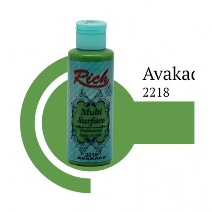 Riculti Surface 2218 Avakado Akrilik Boya 120 cc