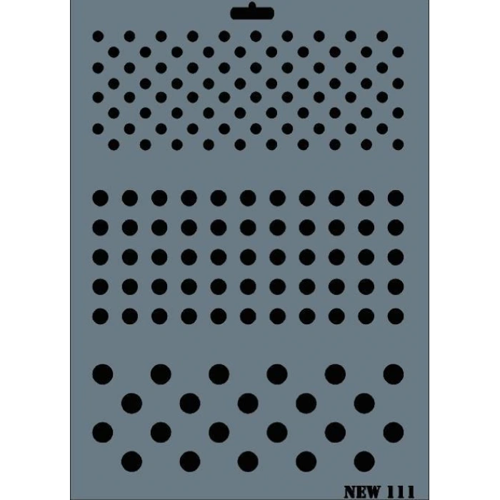 Rich New Seri N-111 Stencil 35x25 cm