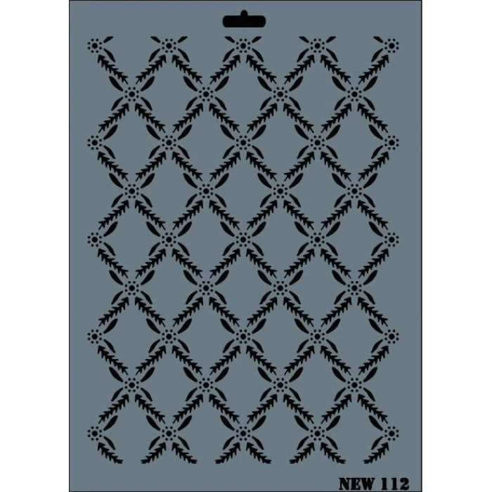 Rich New Seri N-112 Stencil 35x25 cm
