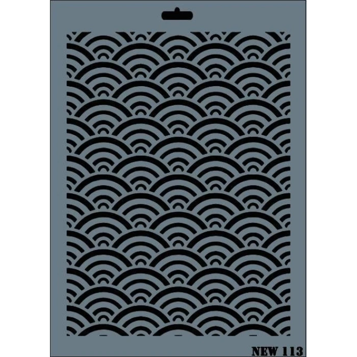 Rich New Seri N-113 Stencil 35x25 cm