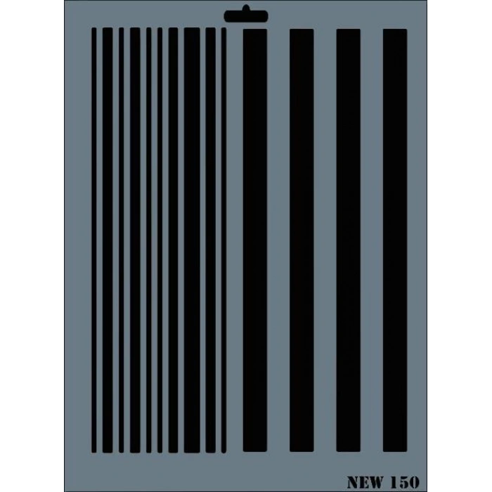 Rich New Seri N-150 Stencil 35x25 cm