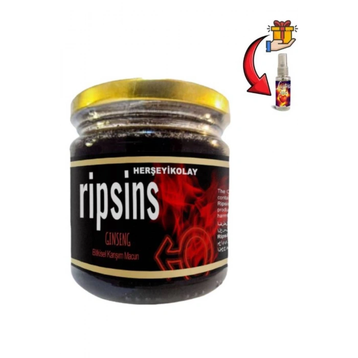 Ripsins Çoban Çökertenli Erkeklere Özel Güçlenme Takviyesi 240 gr x 1 ad + Lustra Masaj Yağı