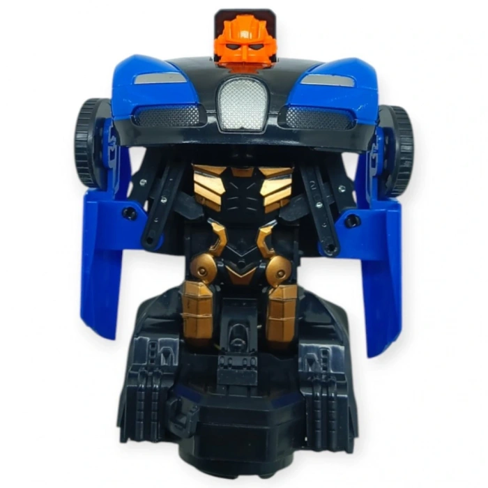 Robota Dönüşen Araba - Pilli Yerde Gezen Spor Araba