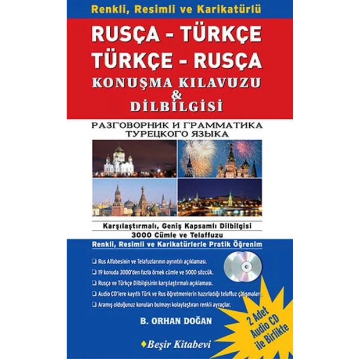 Rusça Türkçe Türkçe Rusça Konuşma Kılavuzu Dilbilgisi 1  2 CD
