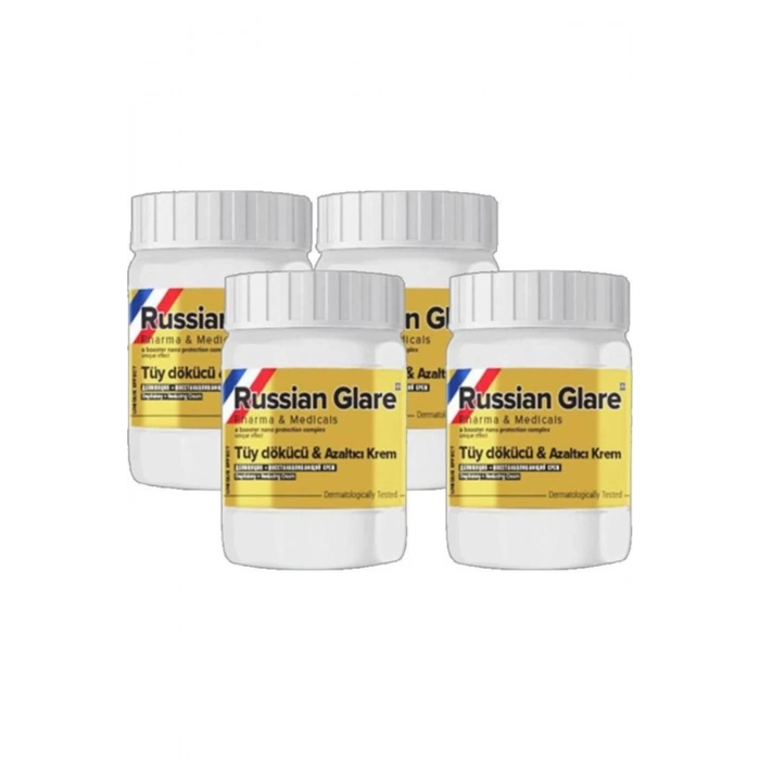 Russ Glare Nano 4 Tane x 50 ml Tüylere Krem Russ Merhemi - 000031KI