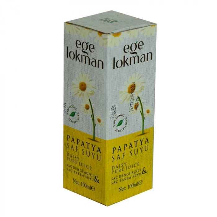 Saç Rengi Açıcı Saç Bakımı Doğal  Saf Suyu 100 ML Spreyli Cam Şişe