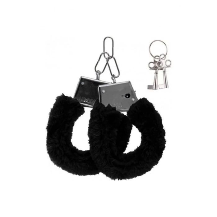 Samur Siyah Aşk Kelepçesi Tüylü