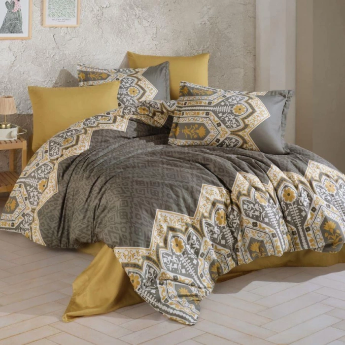 Saten Çift Kişilik Nev Takımı Adal Haki