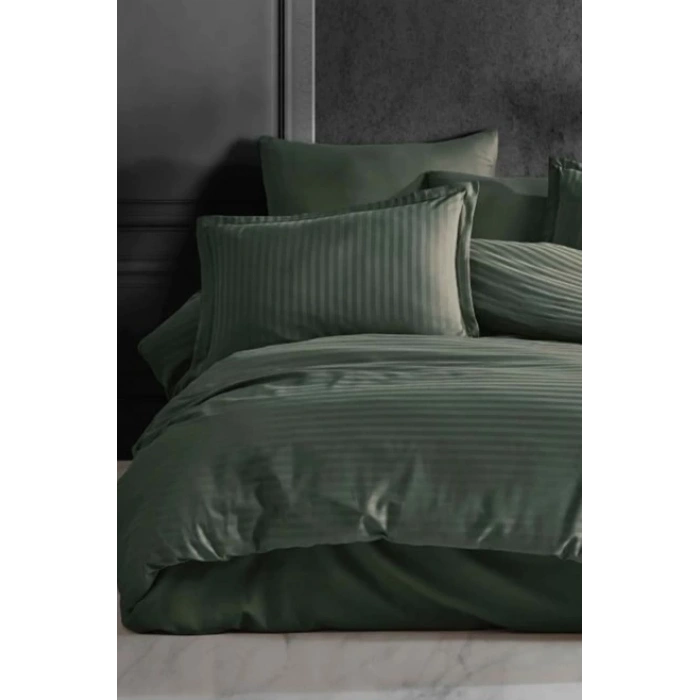 Saten Çift Kişilik Nev Takımı Haki