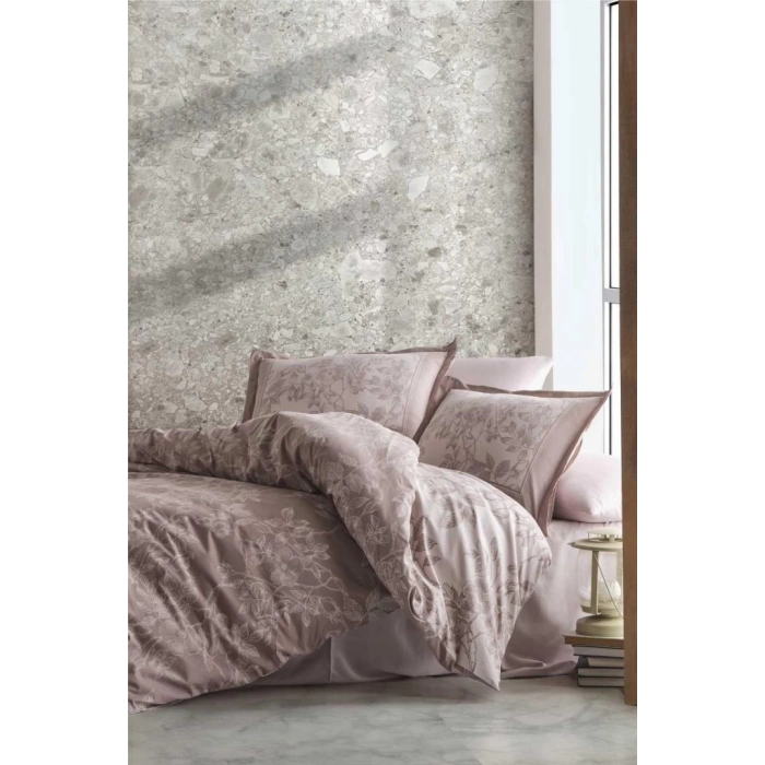 Saten Çift Kişilik Nev Takımı Harrisa V1 Bej