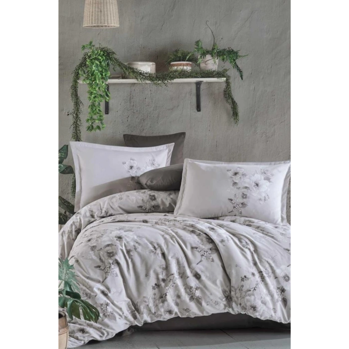 Saten Çift Kişilik Nev Takımı Paredes V1 Bej