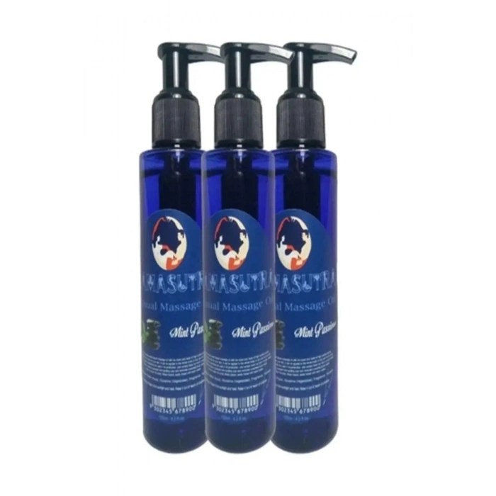 Sensual Nane Masaj Yağı 125 ml - Mint Massage Oıl X 3 Adet