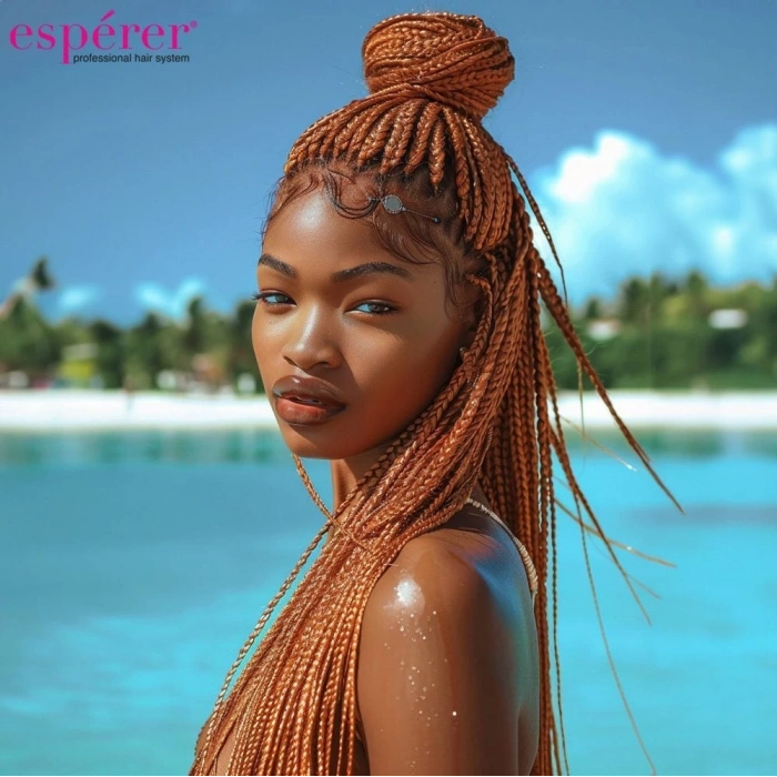 Sentetik Örgülük Saç Esperer 100 Gr. / Bakır