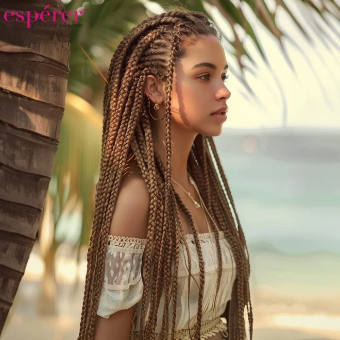 Sentetik Örgülük Saç Esperer 100 Gr. / Karamel