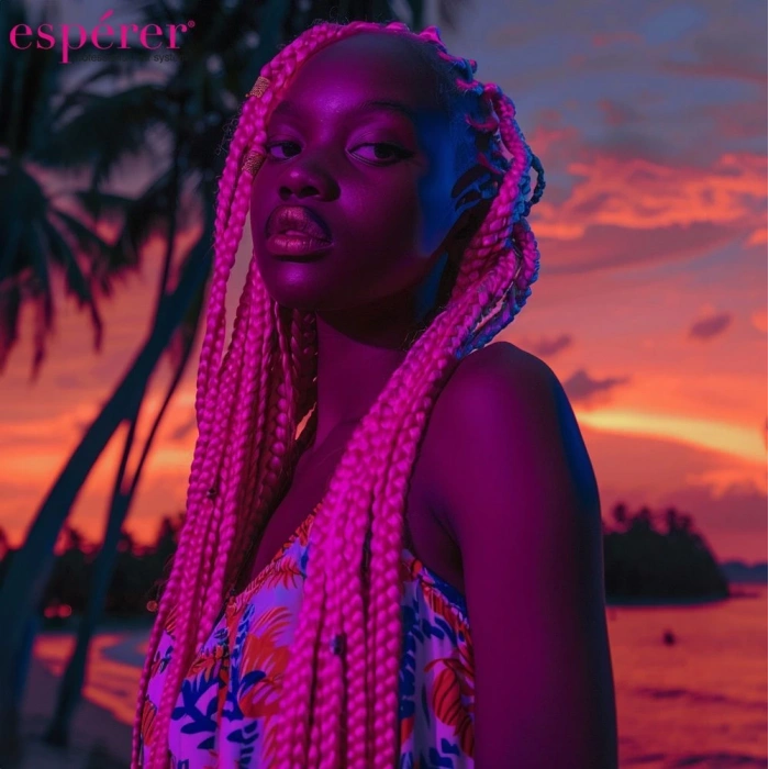 Sentetik Örgülük Saç Esperer 100 Gr. / Neon Pembe