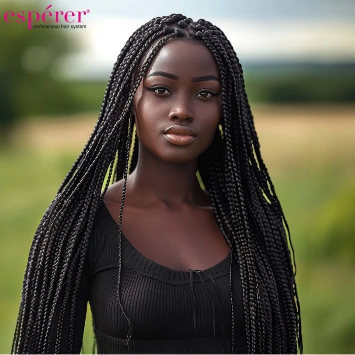 Sentetik Örgülük Saç Esperer 100 Gr. / Siyah