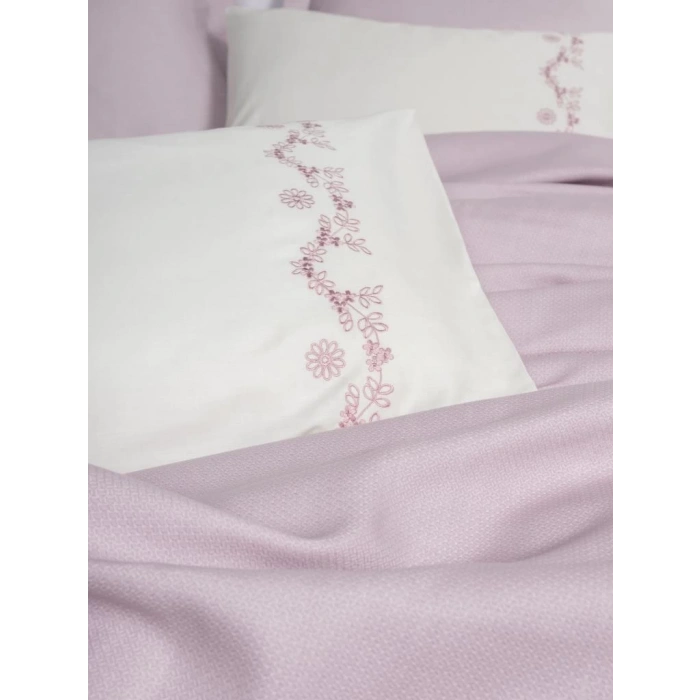 Serenity Bambu Çift Kişilik Pike Takımı Vaila Lila