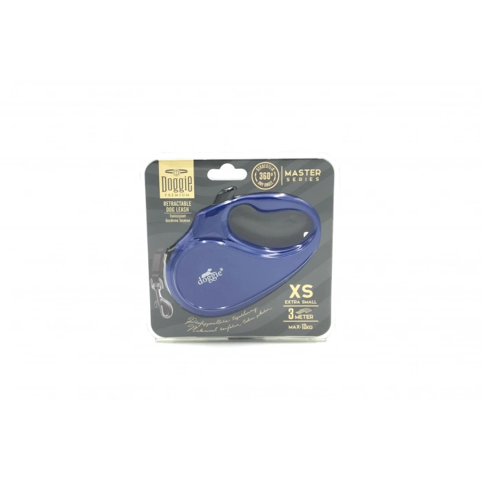 Seri Otomatik Makaralı Köpek Gezdirme 12 kg / 3 M Mavi