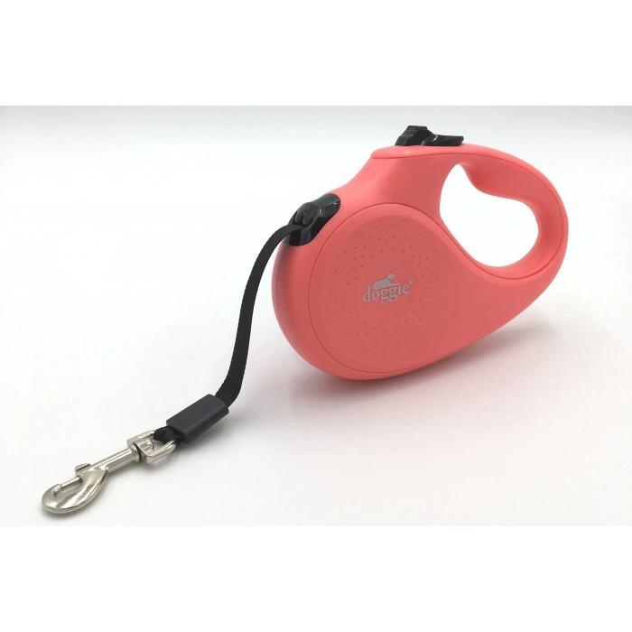 Seri Otomatik Makaralı Köpek Gezdirme 12 kg / 3 M Pembe