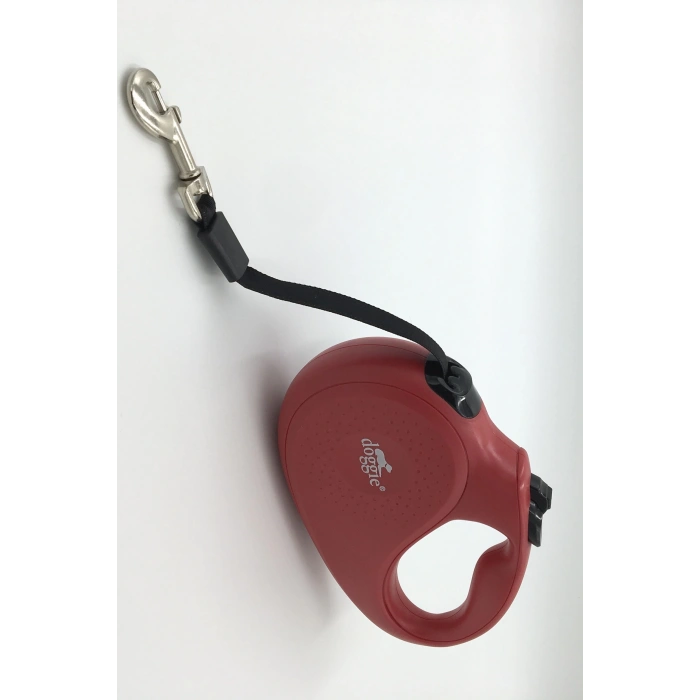 Seri Otomatik Makaralı Köpek Gezdirme 25 kg / 5 M Kırmızı