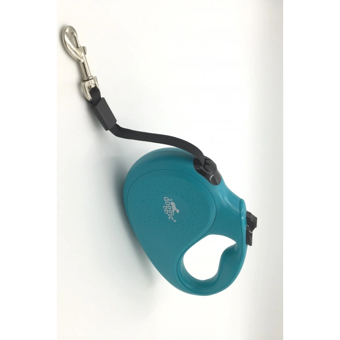 Seri Otomatik Makaralı Köpek Gezdirme 25 kg / 5 M Turkuaz