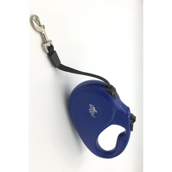 Seri Otomatik Makaralı Köpek Gezdirme 50 kg / 5 M Mavi