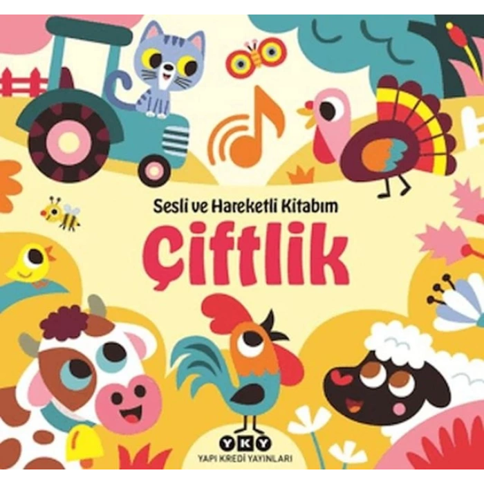 Sesli ve Hareketli Kitabım - Çiftlik (Ciltli)