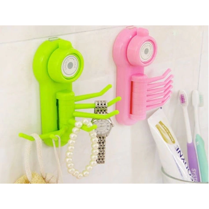 Sevimli Çok Amaçlı Vantuzlu Dönen Askı