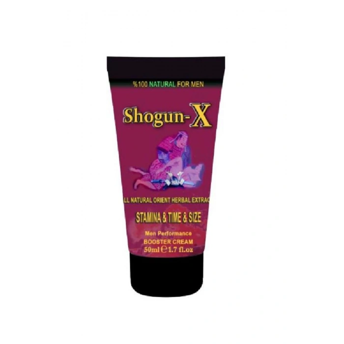 Shogun-x Extra Cream Erkekliği Geci.ktirici Ser.tleştirici Büy.ütücü Krem 50ml