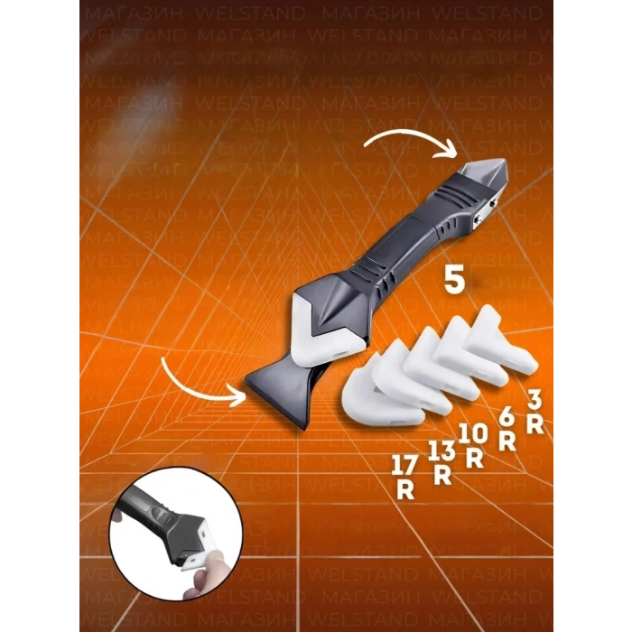 Silikon Mastik Tutkal Sökme ve Uygulama Kiti