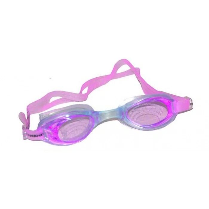 Silikon Yüzücü Gözlüğü Şeffaf Taşıma Çantalı + Kulaklık Hediye